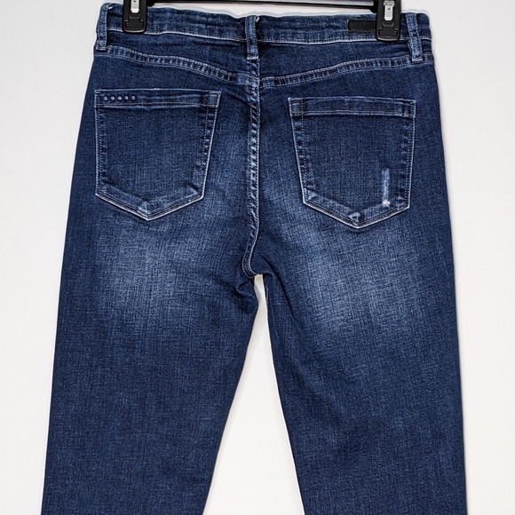 BlankNYC Crybaby High Rise Slim Distressed Denim Jeans Size 28 - Picture 7 of 9